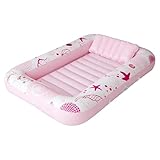 Bräunungs-Poolliege, bequeme Schwimmliege, 72,83 x 45,28 Zoll aufblasbare Liegen mit Getränkehalter, PVC-Luftmatratze, Poolschwimmer mit Entspannungsstil, schwimmende Liege für Erwachsene, Familien, U