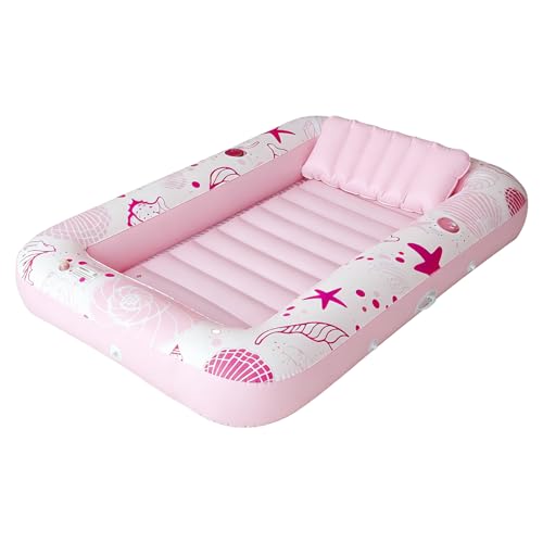 Gonflable de bronzage avec oreiller intégré et porte-gobelet pour le bain de soleil