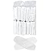 pistro Set of 100 Waterproof Disposable PE Oversleeve Oils Proof Kitchen Restaurant - White