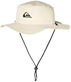 Quiksilver Men's Bushmaster Sun Protection Floppy Visor Bucket HAT, Oyster Gray, L/XL