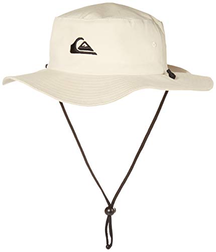 Quiksilver Men s Bushmaster Sun Protection Floppy Visor Bucket HAT, Oyster Gray, L XL