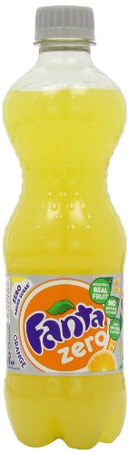 Fanta Zero Orange Soft Drink Bottle 500 ml (Pack of 12)