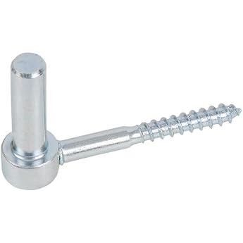 Gah-Alberts 306748 Screw-In Bracket Raw Steel Bolt Diameter 14 mm L 80 mm Galvanised Yellow