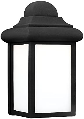 Generation Lighting 8988EN3-12 Mullberry Hill One Light Outdoor Wall Lantern, Black Finish
