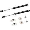 2 Pack Extended 10 inch Gas Prop Force 100N/22LB Gas Struts Black Gas Springs/Window Lift and Lid Support/Gas Shocks for RV Bed Platform/Floor Hatch/Outdoor Bench/Cabinet/Tool Box