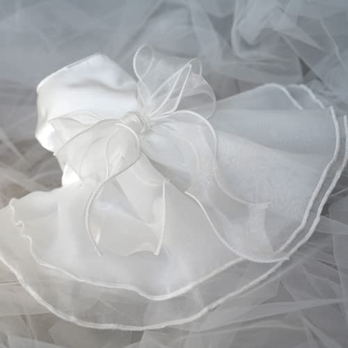 Weißes Hunde-Hochzeitskleid, Brautkleid, Hochzeitskostüm, Welpen, Prinzessinnenkleider für kleine Hunde, luxuriöse Hundekleidung, Zwergspitz, Chihuahua (weiß, XS)