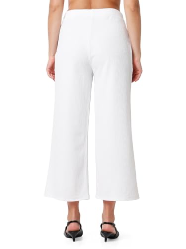 Image of Smarty Pants Women's Cotton Rib Pleated Trouser.