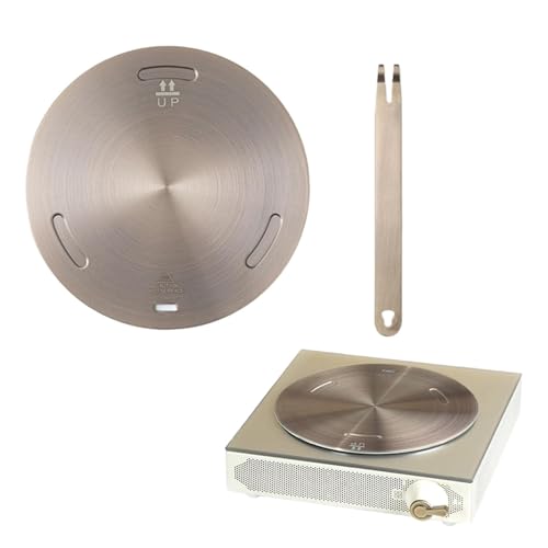 Placa difusora de calor de 24cm con mango desmontable de aluminio inoxidable para cocina 5