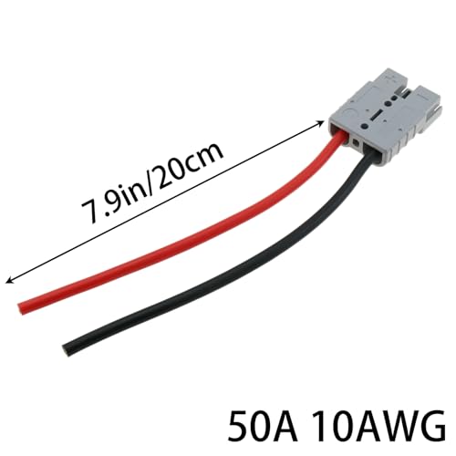 Conector de batería rápida 50A y cable de carga para carretilla elevadora eléctrica MEETOOT 3