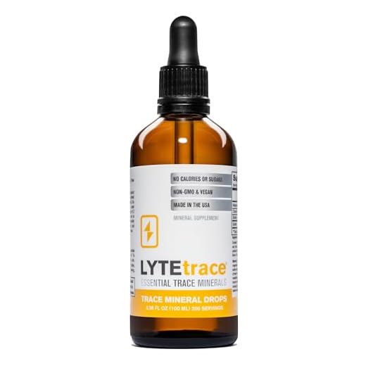 Trace Mineral Drops by LyteTrace 100ml x 200 Servings - Max-Absorption Ionic Natural Sodium Free Trace Minerals Concentrate to Balance The Body's pH - Non-GMO, Vegan, Kosher, and Keto Friendly