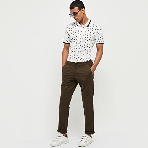 Image of Max Men Printed Polo Regular Fit Tshirt