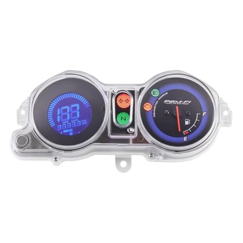 Velocímetro Odómetro Motocicleta Velocímetro Digital para Motocicleta RPM Tacómetro Tablero Digital para Brasil para Titan 150 Universal