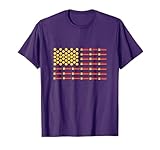 American Flag Shotgun Shells T-Shirt for Women Men