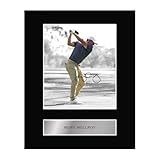 Pre Printed Signature Signed Rory McIlroy Mounted Photo Display #01 DRV Printed Autograph Picture 10x8 Inch Mount