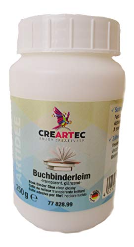 Artidee Creartec Colle de reliure brillante pour livres 250 g Cover