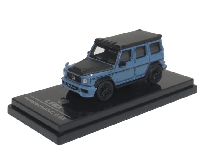 Cadeau collection Mercedes AMG G63 Liberty Walk 1/64 bleu