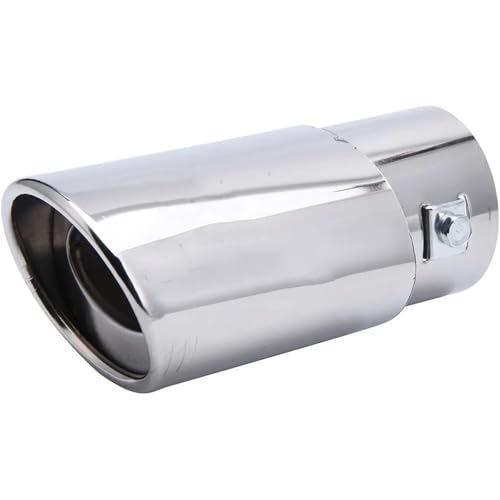 Mofle trasero silenciador escape coche universal de acero inoxidable para accesorios decoración