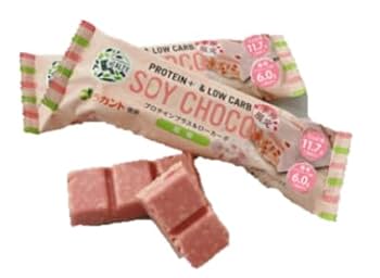 Amazon.co.jp: ソイチョコ HEALTY PROTEIN+＆LOW CARB SOY CHOCO