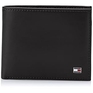 Tommy Hilfiger Unisex-Adult’s Eton Mini CC Wallet Purse, Brown (Brown), OS