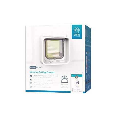 SUREFLAP Chatiere Connect a puce électronique - iDSCFWT - Blanc Cover