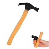 BESTOYARD Hammer Toy Funny Rubber for Boys & Girl Halloween Party Props, Cosplay Accessories, Educational Dress-up Fake Pounding Mallet for Toddler Kids Performance Props
