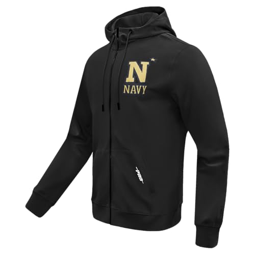 Image of Pro Standard Mens College Classic Chenille Cotton Double Knit Full Zip Hoodie