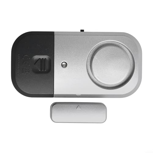 babominimer Sensor inalámbrico de alarma para puerta y ventana, 125 dB, sirena fuerte para seguridad del hogar, material ABS de fácil instalación, para diseño ultra delgado, funciona con pilas para