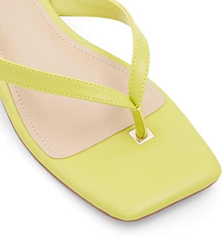 ALDO Women's Agralella Flat Sandal, Bright Green, 7 | Image 4