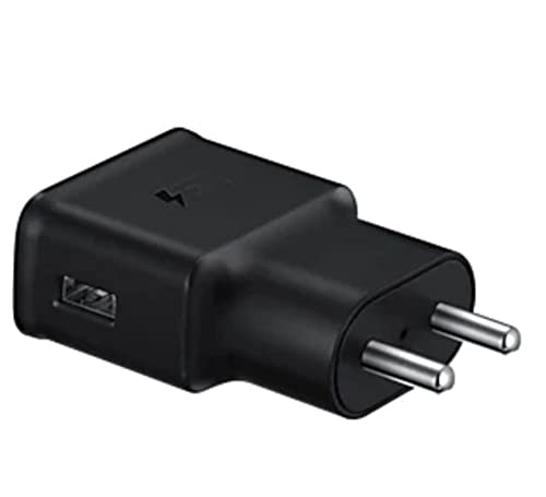 Image of Original 18W Fast Wall Charger with Micro USB for Samsung A10s A01 Core (Black, Cable Included)