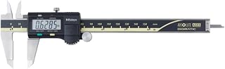 Mitutoyo 500-196-30 Advanced Onsite Sensor (AOS) Absolute Scale Digital Caliper, 0 to 6"/0 to 150mm Measuring Range, 0.0005"/0.01mm Resolution, LCD