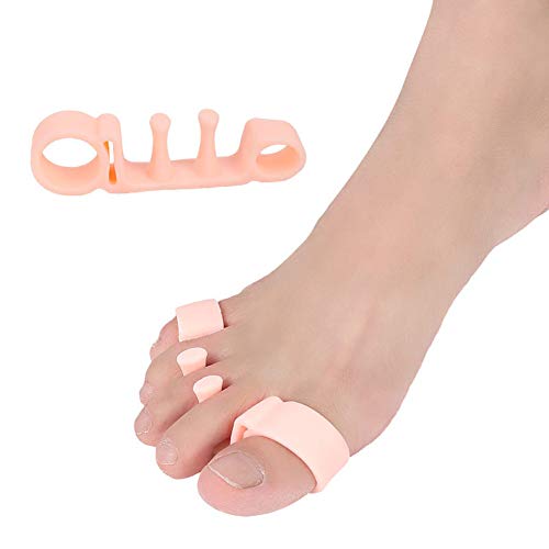 Ototon Ortesis Hallux Valgus Separadores de Dedo de Silicona Protector Dedo Alivio del Dolor Hombres Mujeres