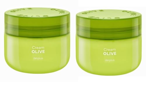 Image of Pack of 2 Deliplus Olive Body Cream with Shea Butter [2 Jars x 300 ml]