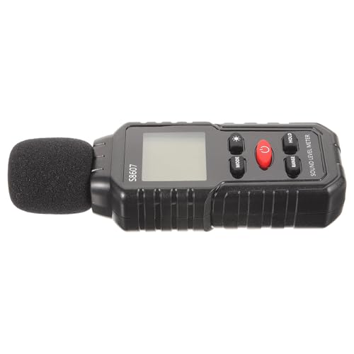 BUGUUYO Portable Digital Sound Level Meter Decibel Reader Handheld Noise Tester with Backlit LCD for Industrial, Classroom, and Home Noise Monitoring
