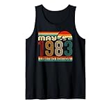 Photo Gallery may 1983 limited edition classic 1983 year vintage birthday canotta Photo Gallery may 1983 limited edition classic 1983 year vintage birthday canotta