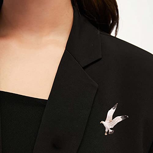 Hetica Seagull Pin Women Animal Bird Brooch Safety Brooch Pins, Enamel Pins For Clothing Backpack Hat Decoration, Mother's Day Valentine's Day Anniversary Birthday Gifts For Women #TOP5