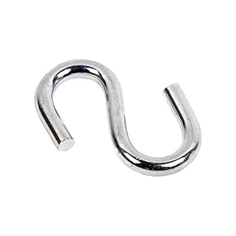 DOJA INDUSTRIAL | S Haken | M4 | PACK 25 | Verzinkter Stahl Cover