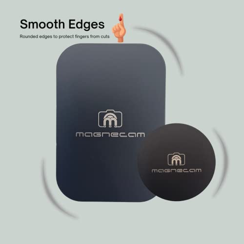 Magnecam Phone Magnet sticker 6 Pack Thin Replacement Metal Plate for Magnetic Phone Holder Universal - Image 3