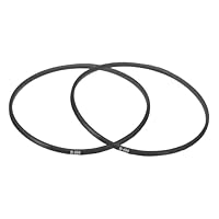QUARKZMAN 2 Stück O-680 O-Typ Keilriemen 680mm/26,8\ Innere Länge x 0,39\ Breite x 0,24\ Höhe Antriebsriemen, O-Typ Geschlossener Gummiantriebsriemen
