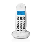 Motorola C1001CBW+ – Digitales DECT-Schnurlostelefon...