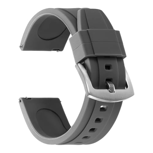 [LYBELIRH] 20mm 22mm VR VX|[ct@bVxg s[X FKM EHb`Xgbv o[EHb`oh Xgoh ZCR[Ή IKΉ JVIΉ(Gray,20mm)