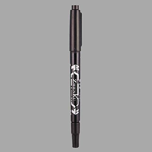 6PCS Black Tattoo Piercing Pen Oily Pen Professional Tattoo Skin Marker Pen Double Point Pen Mark Body Art Beauty Tools for Tattoo Lovers - Thumbnail 4