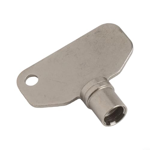 Zilimontt Llave tubular E3-5-15 E3-26-715-15 para puertas de compartimiento de caravana, remolque, cámper, aleación de zinc, acero al carbono, llave hueca (4 muescas)