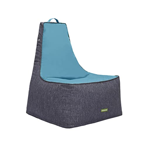 Gardenista Sedia Giant Bean Bag per Adulti | Interni/Esterni Schienale Alto Pouf a Sacco | Resistente all'Acqua Pouf con Riempimento | Puff Poltrona Sacco con Maniglia di Trasporto (Alzavola)