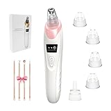 2025 - Aspiradora de poros para eliminar puntos negros, limpiador facial de poros - 5 potencia de succión, 5 sondas, kit de aspiradora de puntos negros recargable por USB, herramienta eléctrica