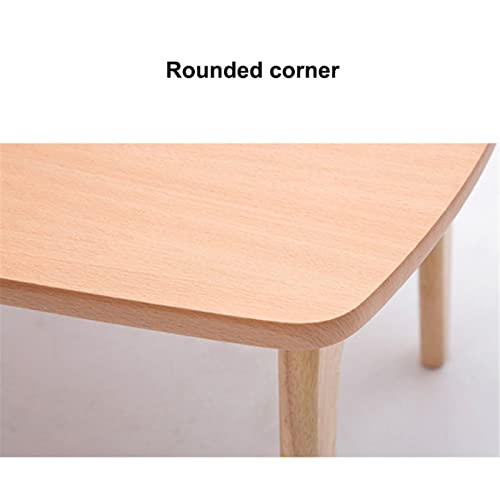 Table basse rectangulaire moderne en bois et placage pour salon - 4