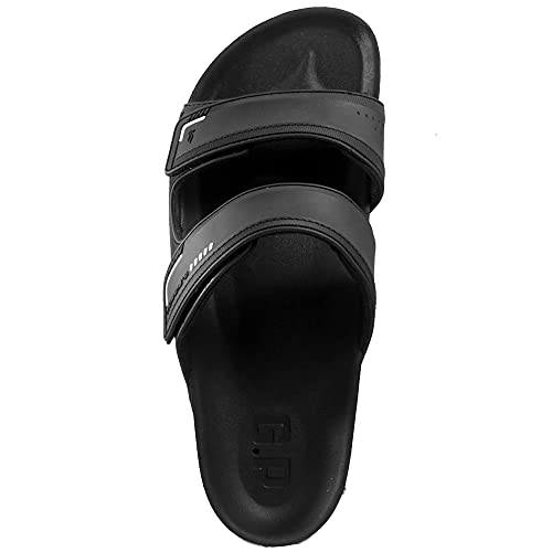 Gold Pigeon Shoes Gp Pirogue Orthoheel Slide Sandas: 1545 Black, Women Size 9.5-10 & Men Size 8-8.5 (1545-Blk-40) #TOP3