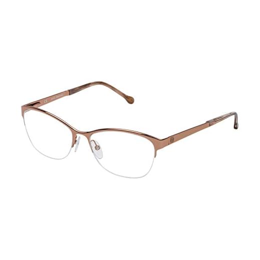 Loewe VLWA03M530A39 Monturas de Gafas, Shiny Red Gold, 55 Unisex