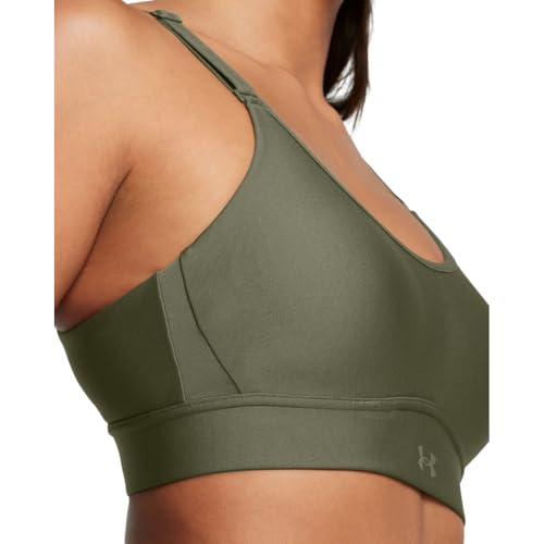 Image of Under Armour Women's Armour Mid Heathered Sports Bra