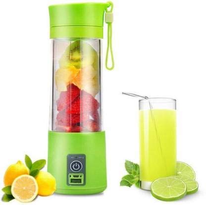 CLOSAL 4 Blade USB Electric Juicer Bottle Blender | Juicer Bottle for Fruit and Vegetables | USB Juicer for Kitchen | Mini USB 4 Blade Juicer (Multicolor)