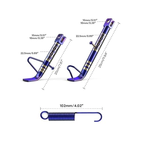 Support de béquille pour moto réglable et universel pour stationnement - 7